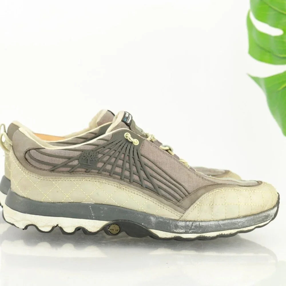 Timberland Womens Trail Wave Sneaker Size 11‎ Gray Leather HIking Outdoor Shoe
